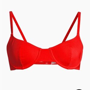 SOLID & STRIPED Eva ribbed bikini top